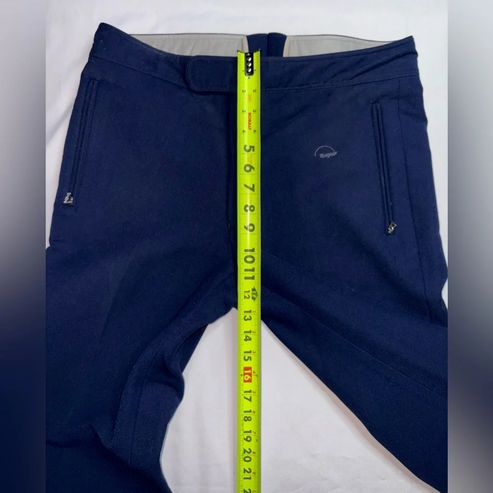 Bogner Men’s Size 35 Navy Blue Leg Side Zip Winter Ski Pants